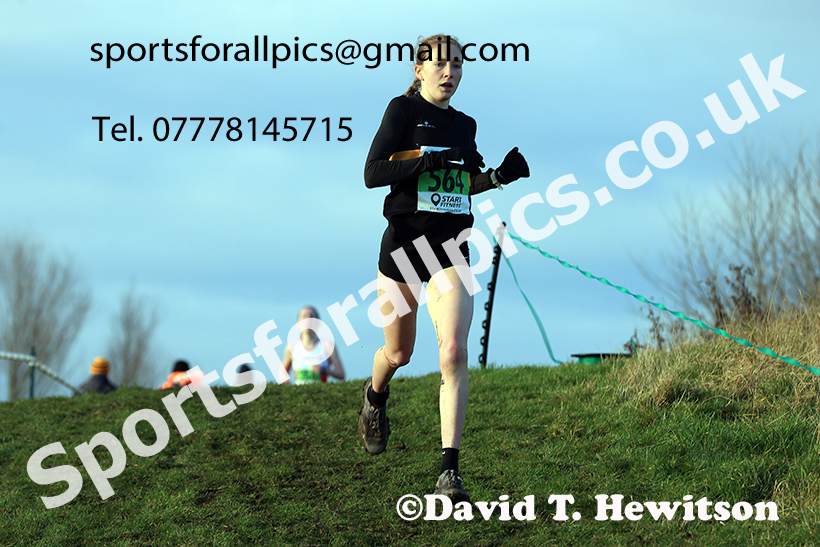 Womens under-17s and under-20s 2024 NECAA Cross Country Champs., Temple Park, South Shields. Photo: David T. Hewitson/Sports for All Pics